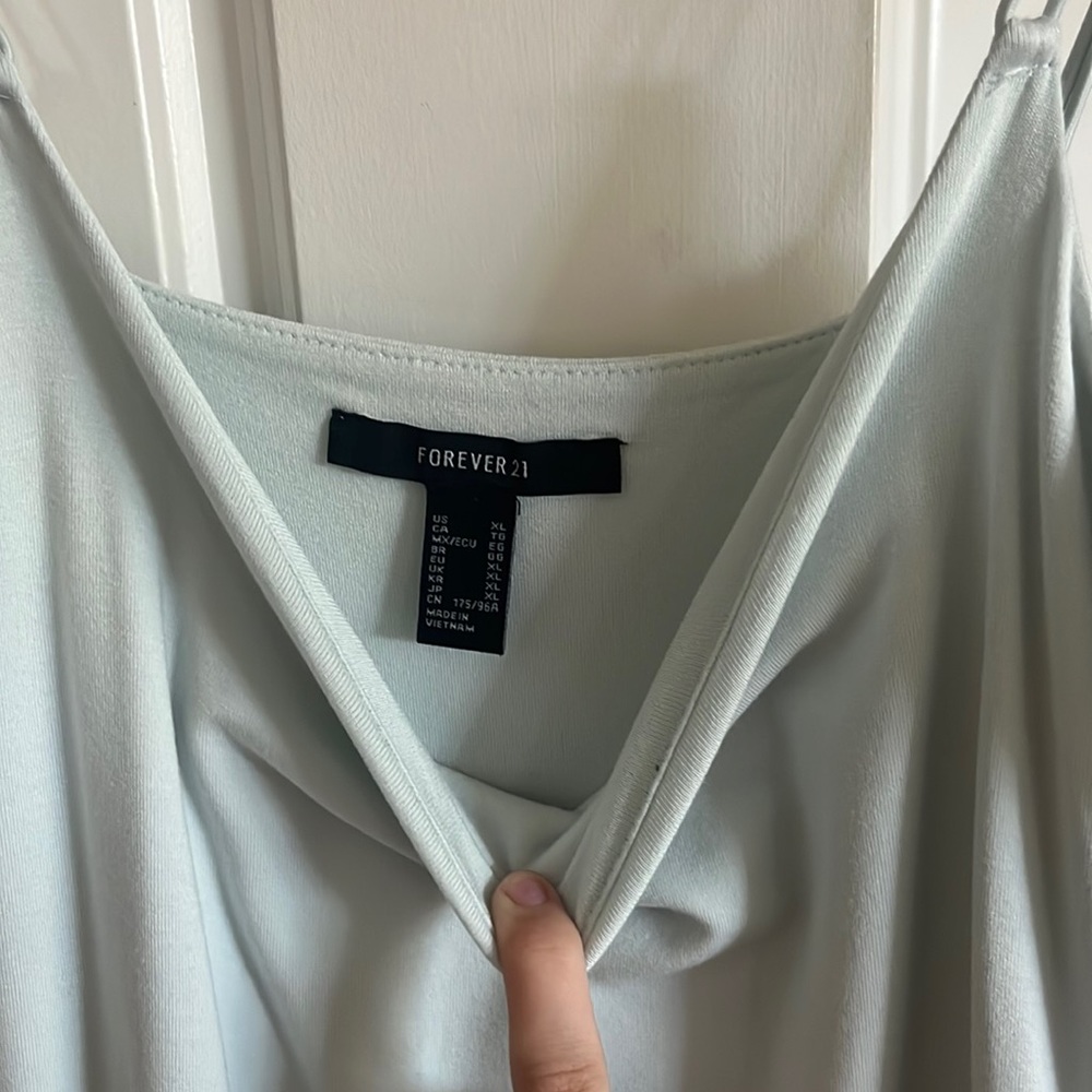 F21 light mint dress